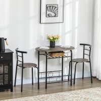 Bistro-Set Esstisch Küchentisch mit Stühlen...
