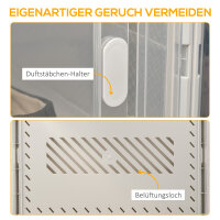 8-teiliges Schuhregal, stapelbare Schuhboxen für Schuhe bis Größe 46, magnetische Türen, Kunststoff, 28 x 36 x 21 cm
