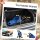 Hundebuggy Hundewagen bis 4 kg Klappbar Netzfenster Bodenkorb Becherhalter abnehmbares Dach blau 67 x 45 x 96 cm