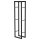 Kaminholzregal Metall 40 x 25 x 150 cm Brennholzregal Stapelhilfe Stahlrahmen bis 100kg Kaminholzunterstand Outdoor Holzregal Feuerholzregal für Garten Terrasse Außen Schwarz