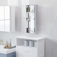 Medizinschrank aus Edelstahl und gehärtete...