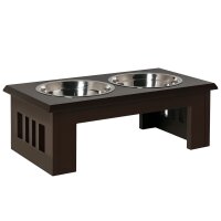 Hunde-Futterstation, rutschfest, 58,4 x 30,5 x 25,4cm,...