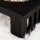 Hunde-Futterstation, rutschfest, 58,4 x 30,5 x 25,4cm, Grau, 2L pro Napf