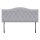 Kopfteil für Bett Polsterkopfteil Bett Kopf Rückenlehne Bettkopfteil in grau Pappel Samt Stoff 185 x 8 x 134 cm