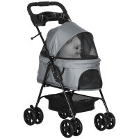 Hundebuggy Hundewagen bis 4 kg Klappbar Netzfenster...
