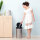 Sensor Mülleimer 30L Automatischer Mülleimer mit Soft-Close-Deckel, Bewegungssensor, Wasserdichter Abfalleimer Müllbehälter Abfallbehälter für Büro, Schlafzimmer, Küchen Schwarz+Silber