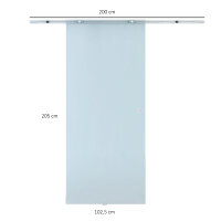 Glasschiebetür Schiebetür Glastür Zimmertür Mattglas 1025 x 2050 mm