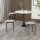 4er-Set Esszimmerhocker Stapelbar Esszimmerstühle Küchenstuhl mit gepolstertem Sitz, Samtoptik Sitzhocker Samt für Küche Esszimmer Metall Grau 41,5 x 41,5 x 46 cm