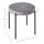 4er-Set Esszimmerhocker Stapelbar Esszimmerstühle Küchenstuhl mit gepolstertem Sitz, Samtoptik Sitzhocker Samt für Küche Esszimmer Metall Grau 41,5 x 41,5 x 46 cm