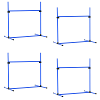 Agility Set Hunde 4-teiliges höhenverstellbar...
