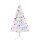 Künstlicher Weihnachtsbaum 150 cm künstlich Tannenbaum mit Kugeln, Glocken, Trommeln, Geschenkboxen, Christbaum mit 680 Spitzen, 12 Tannenzapfen Weihnachtsdeko inkl. Metallständer für drinnen