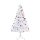 Künstlicher Weihnachtsbaum 150 cm künstlich Tannenbaum mit Kugeln, Glocken, Trommeln, Geschenkboxen, Christbaum mit 680 Spitzen, 12 Tannenzapfen Weihnachtsdeko inkl. Metallständer für drinnen