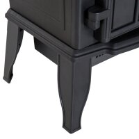 Elektrokamin, LED-Flammen, 1000/2000 W, regelbare Temperatur & Helligkeit, Metall, 39 x 23 x 56,5 cm