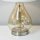 Tischlampe 2er-Set Tischleuchte mit Leinen-Lampenschirm, Glas tropfenförmigen Stangen, Nachttischlampe mit E27-Fassung, für Schlafzimmer, Wohnzimmer, Weiß