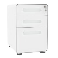 Rollcontainer mit 3 Schubladen mobiler Aktenschrank mit...