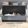 Sitzbank mit Stauraum, Ottomane, Flurbank, Knopfheftung,125,1 cm x 48,9 cm x 41,3 cm, Grau