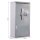 Medizinschrank aus Edelstahl Arzneischrank zur Medikamenten-Aufbewahrung, Abschließbar Medikamentenschrank mit 3 Fächer, Glastür 25 x 12 x 48 cm, Silber