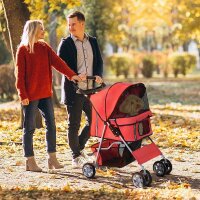 Hundewagen Hundetrolley bis 10 kg Klappbar mit...