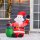Weihnachtsdeko Aufblasbarer Weihnachtsmann Outdoor-Weihnachtsdekoration, inkl. Gebläse, 1,2 m, Rot + Weiß