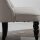 Relaxsessel Vintage Ruhesessel Relaxstuhl Polstersessel Esszimmerstuhl Leinenbezug Holzgestell Beige+Schwarz 67 x 67 x 78 cm