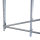 Kettensägebock Sägebock zusammenklappbar Sägegestell für Brennholz Silber Metall 83 x 83 x 79 cm