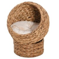 Rattan Katzenkorb Katzenhöhle Katzenhütte...