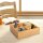 Aufbewahrungsbox Ordnungsbox Schubladen Organizer ausziehbar Bambus Natur 24,6 x 17,6 x 7 cm