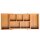 Aufbewahrungsbox Ordnungsbox Schubladen Organizer ausziehbar Bambus Natur 24,6 x 17,6 x 7 cm