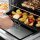 Mini Backofen 32L 100 °C-230 °C 1600 W Mini Ofen mit Backblech Krümelblech Grillrost und 3 Kochmodi Pizzaofen mit Timer Backblech-Griff Edelstahl Silber