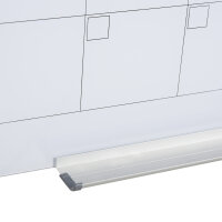 Whiteboard Kalender 90 x 60cm Wandkalender mit Stiftablage Trocken Abwischbar Wochenplaner mit 4 Stifte, Radierer, Monatskalender für Büro Schule Küche Zuhause