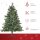 Künstlicher Weihnachtsbaum 150 cm Tannenbaum künstlich mit 444 Spitzen, 3 verschiedenen Blätterformen flammhemmend Christbaum mit Metallständer für drinnen