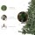 Künstlicher Weihnachtsbaum 150 cm Tannenbaum künstlich mit 444 Spitzen, 3 verschiedenen Blätterformen flammhemmend Christbaum mit Metallständer für drinnen