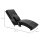 Relaxliege mit Massagefunktion Loungesessel Ergonomisch hohe Rückenlehn, mit Massagefunktion und Kissen mit Zero-G Design Lounge Sessel Kunstleder Metall Schaumstoff Schwarz 58 x 163 x 87 cm