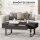 Couchtisch Wohnzimmertisch mit Schublade Modern Sofatisch mit Metallrahmen Beistelltisch Kaffeetisch für Wohnzimmer 110 x 60 x 40 cm, Dunkelgrau