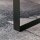 Couchtisch Wohnzimmertisch mit Schublade Modern Sofatisch mit Metallrahmen Beistelltisch Kaffeetisch für Wohnzimmer 110 x 60 x 40 cm, Dunkelgrau