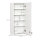Medizinschrank Arzneischrank Wandschrank Hängeschrank mit verstellbarer Ablage Erste-Hilfe-Kreuz abschließbar für Badezimmer Küche Flur Weiß 30x20x70 cm