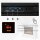 Elektrischer Kamin, 3D LED-Flammen, Fernbedienung, Timer, MDF, Weiß