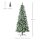 Künstlicher Weihnachtsbaum, 630 Zweige, 37 Zapfen, verschneite Spitzen, feuerfest, 180 cm