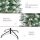 Künstlicher Weihnachtsbaum, 630 Zweige, 37 Zapfen, verschneite Spitzen, feuerfest, 180 cm