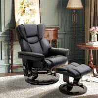Relaxsessel mit Massagefunktion Fußhocker...