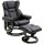 Relaxsessel mit Massagefunktion Fußhocker Liegefunktion Kunstleder 79 x 82 x 101 cm