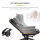 Relaxsessel mit Massagefunktion Fußhocker Liegefunktion Kunstleder 79 x 82 x 101 cm