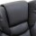 Relaxsessel mit Massagefunktion Fußhocker Liegefunktion Kunstleder 79 x 82 x 101 cm