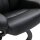 Massagesessel mit Fußhocker, 10 Vibrationspunkte, 145° verstellbare Rückenlehne, Schwarz