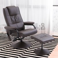 Massagesessel Relaxsessel, inkl. Fußhocker, 10...