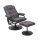 Massagesessel Relaxsessel, inkl. Fußhocker, 10 Vibrationspunkte, 1 Fernbedienung; 77 cm x 84 cm x 95 cm, Braun