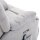 Sessel mit Aufstehhilfe, Massagesessel, Relaxsessel mit USB-Anschluss, Fernsehsessel mit Fernbedienung, Seitentasche, Neigebarer TV-Sessel mit Samtoptik, Grau