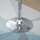 Bartisch moderner Esstisch höhenverstellbarer Bistrotisch Stehtisch Tresentisch Schreibtisch rund Metall ABS-Lackierung Weiß Ø61 x 76-97 cm