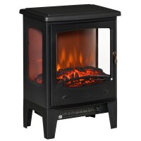 Elektrokamin mit Heizung, 1800 W elektrischer Kamin mit...