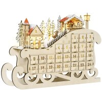 Adventskalender zum Befüllen mit 24 Schubladen...
